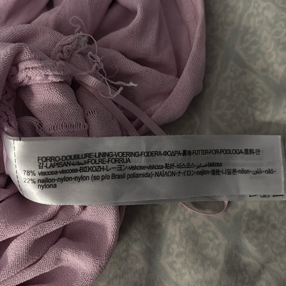 Zara Light Pink Multiway Draped Wrap Top - Picture 8 of 8